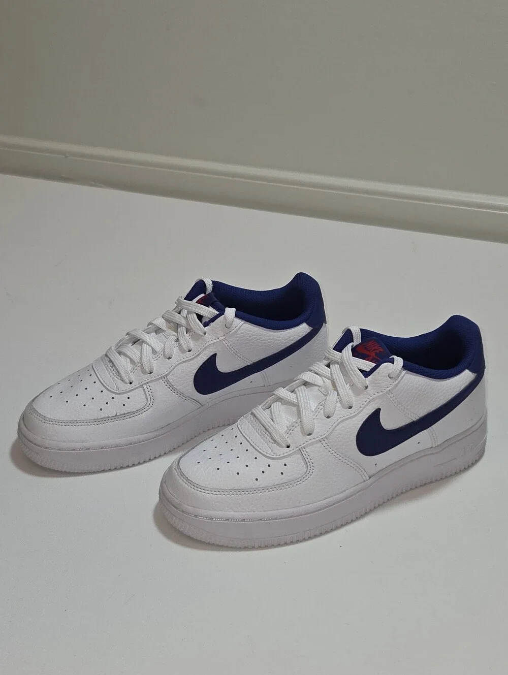 Nike Air Force 1 Low GS 6Y White Royal Blue Red AF1 Retro Streetwear Sneakers